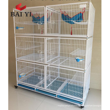 Bereit Stock zwei Schicht Cat Cage für Verkauf billig